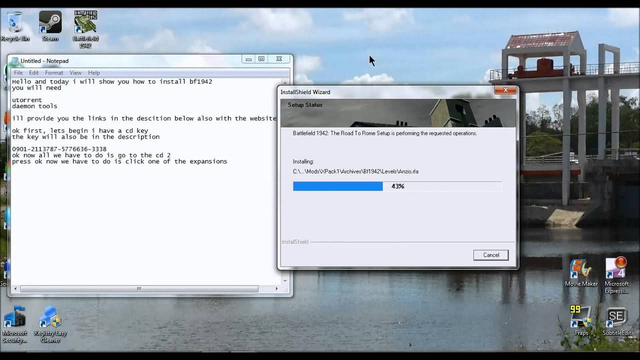 How To Put Serial Key In Battlefield 2